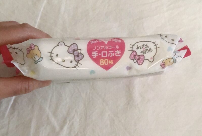 ダイソーで買った手・口ふき