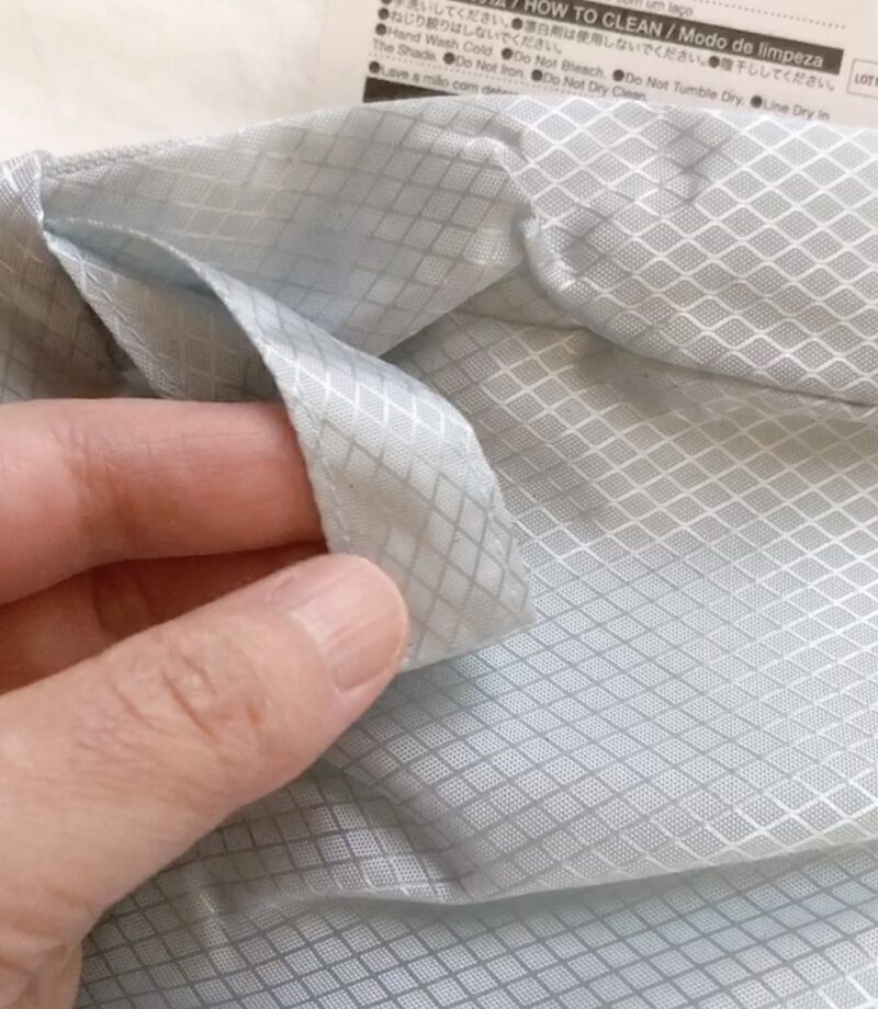 ダイソーで買ったマチあり収納ケース（キルト風）
