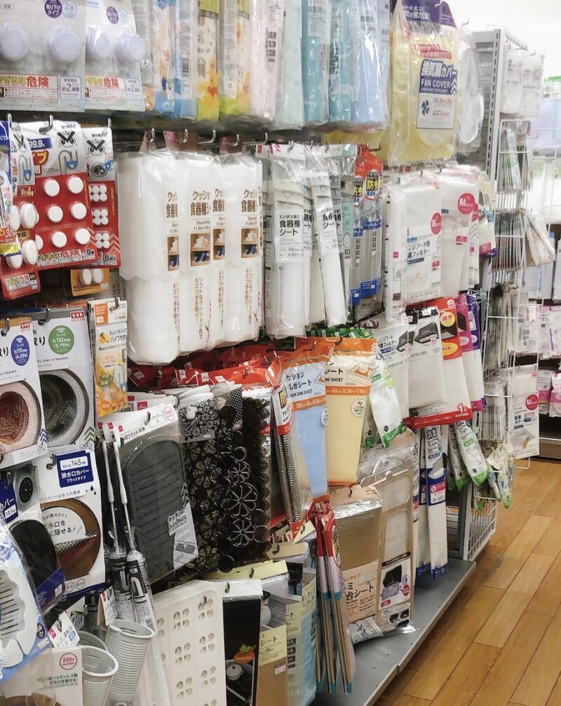 ダイソーレンジフードフィルターの売り場