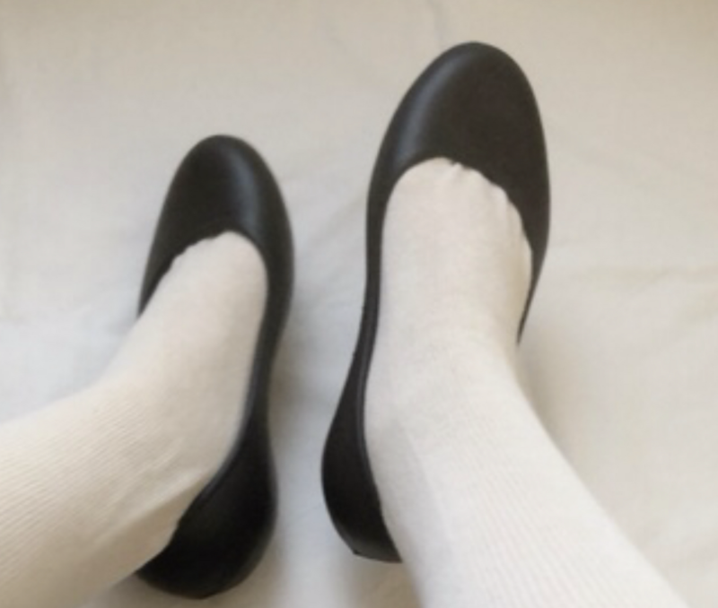 ダイソーのEVAパンプスをレビュー