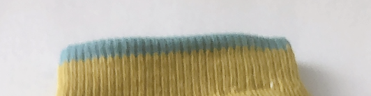 100均セリアで買ったパイル靴下（オコジョ柄）