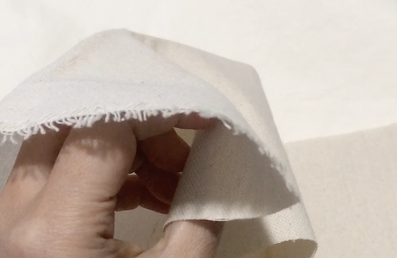 ダイソーで買ったインド綿のはぎれ