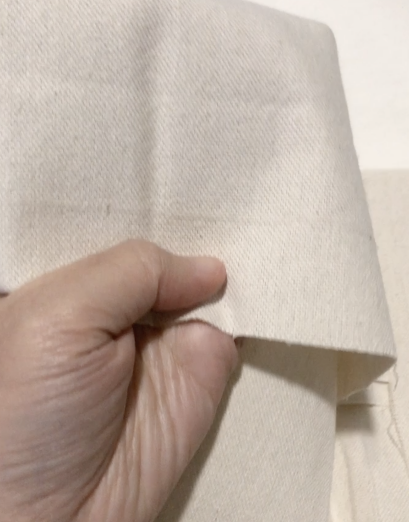 ダイソーで買ったインド綿のはぎれ