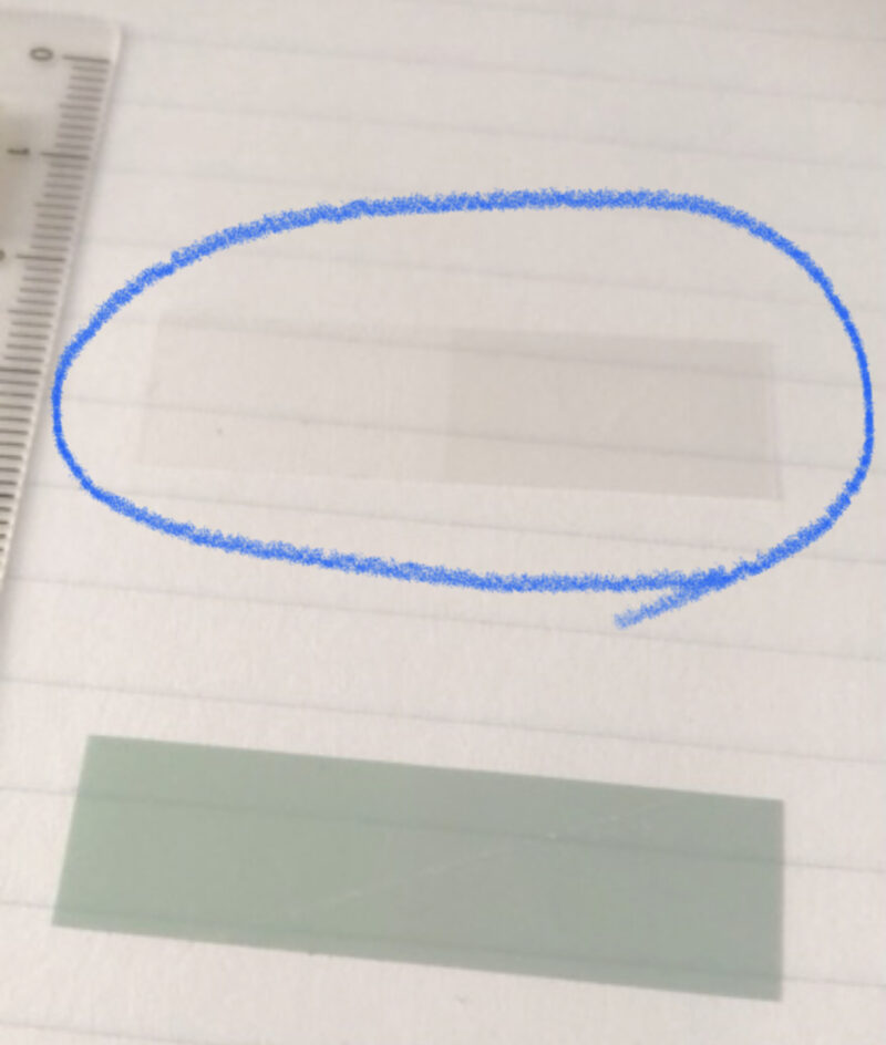 100均ダイソーのフィルムふせん