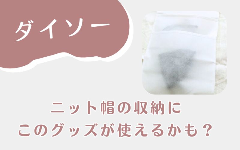 ニット帽の収納にこの100均グッズが使えるかも？